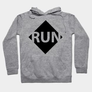 Run (black) Hoodie